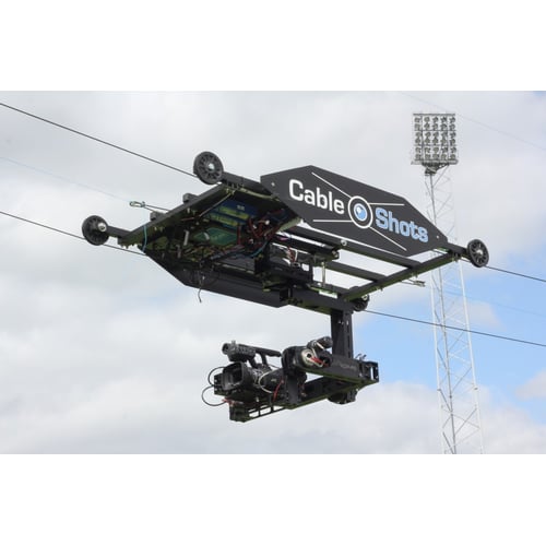 Cableshots point to point Cablecam systeem
