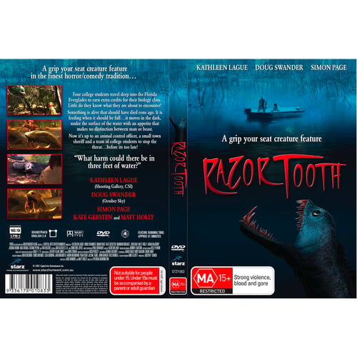 Razortooth DVD cover Australia