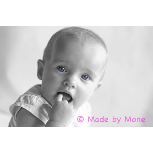 Sanne met blauwe ogen
