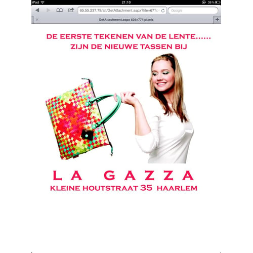 Fotoshoot tassenwinkel La Gazza