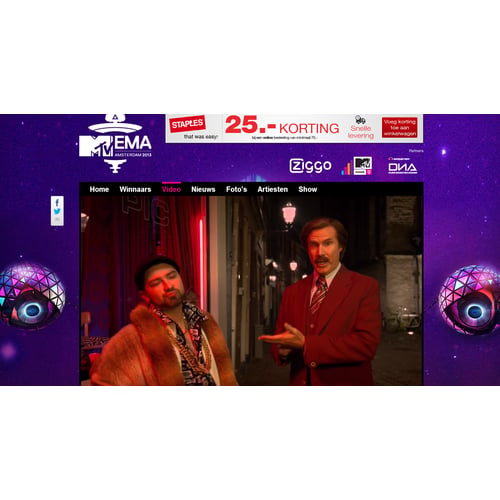 Will Ferrell & Serkan Sert MTV EMA