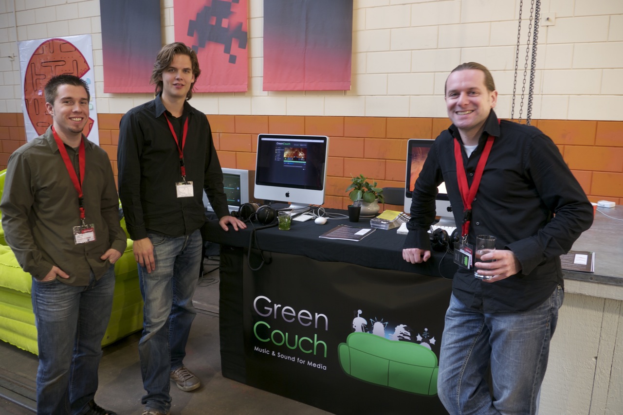 GreenCouch stand op Game in the City 2010