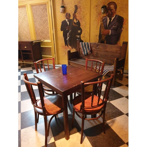 cafe decor, meulbels, meubilair, huren, film, decors