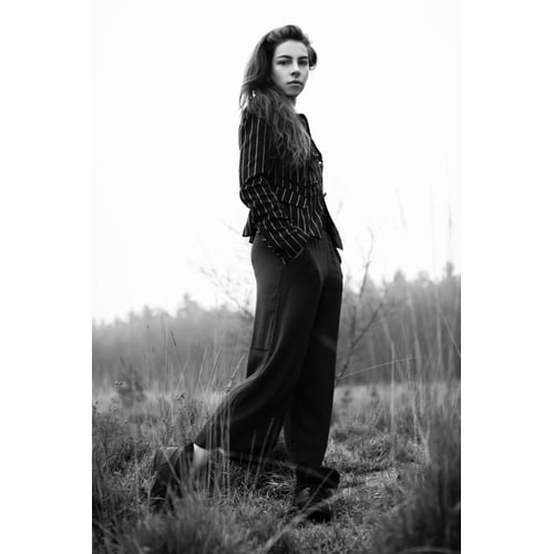 full body black & white 