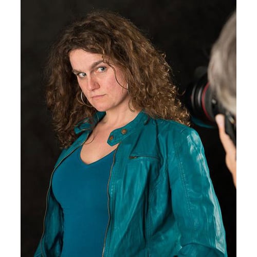 Anne in turquoise jack