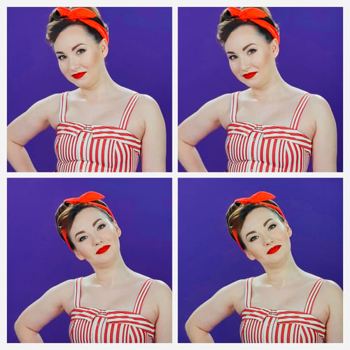 Pin up style photo session 