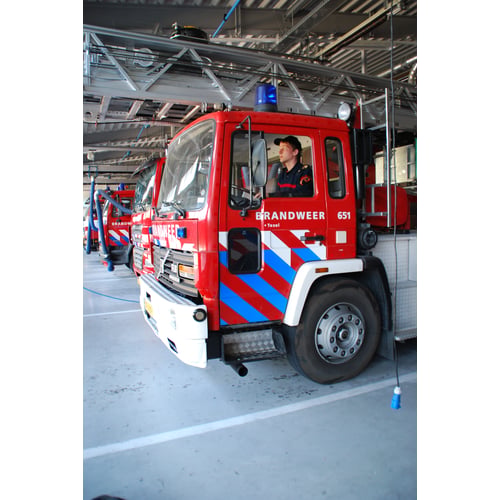 Bijrol brandweerman/ brandweerwagen chauffeur