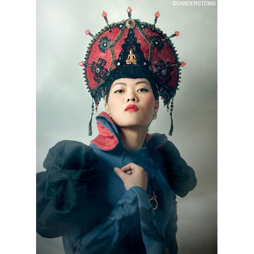 Headpiece 'Empress of the Rising Budha'