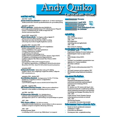 CV A Quiko