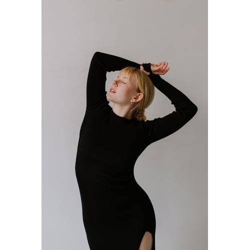 black dress
