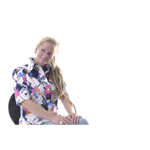 Cynthia nog met alle dreads