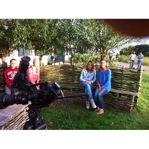 Op de set 'Tegen beter weten in' 