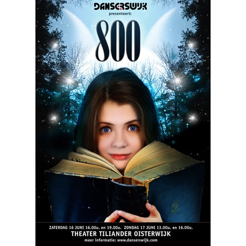 800 Poster Dansvoorstelling
