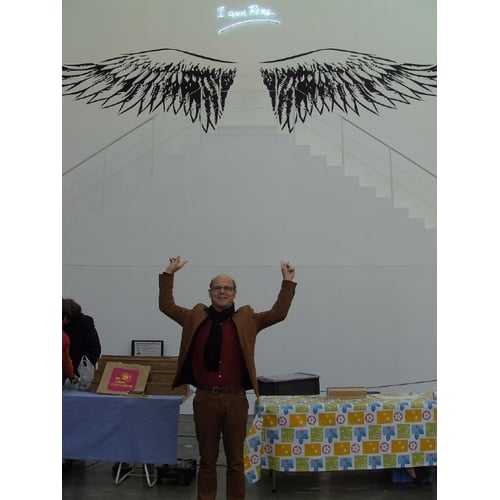 Parijs dec. 2012, in Centquatre voor kunstwerk