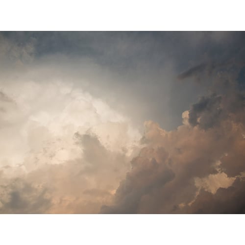 Realistische kunst - wolken lucht - Kunst op de Set