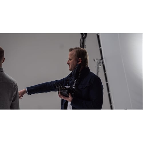 Steven directing studio shoot 