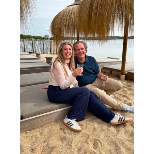 Andrea en vriend Rob