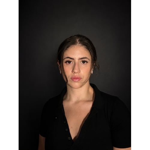 Serious with updo