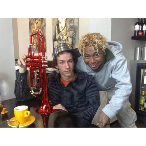 met Colin "Kyteman" Benders tijdens opname Vals Plat