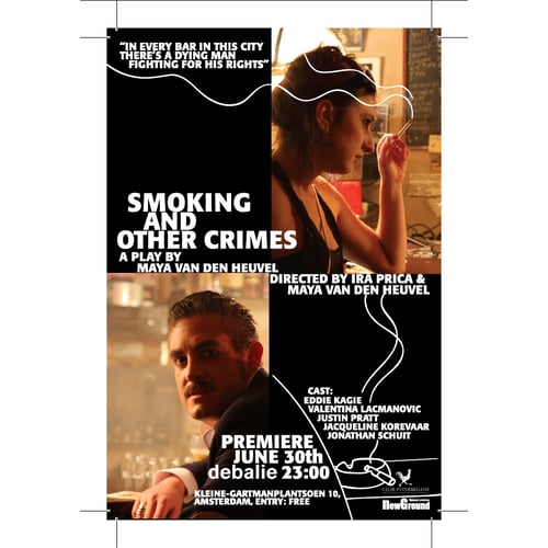 Poster Theaterstuk Smoking and Other Crimes (2008)