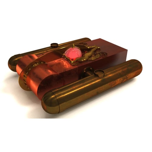 ontwerp-render voor de "backpack"