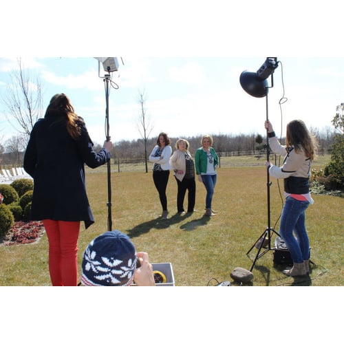 Op de set van De Zwaluwhoeve