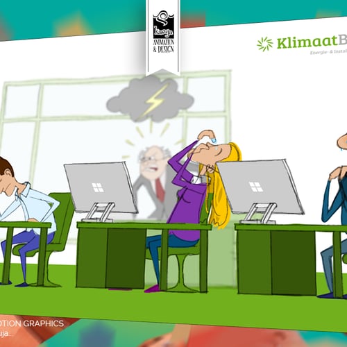 Klimaatbeheer promo animatie