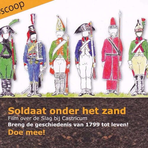 Soldaat onder het zand
