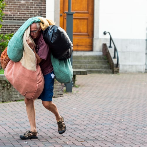 Mensen Dragen Dingen