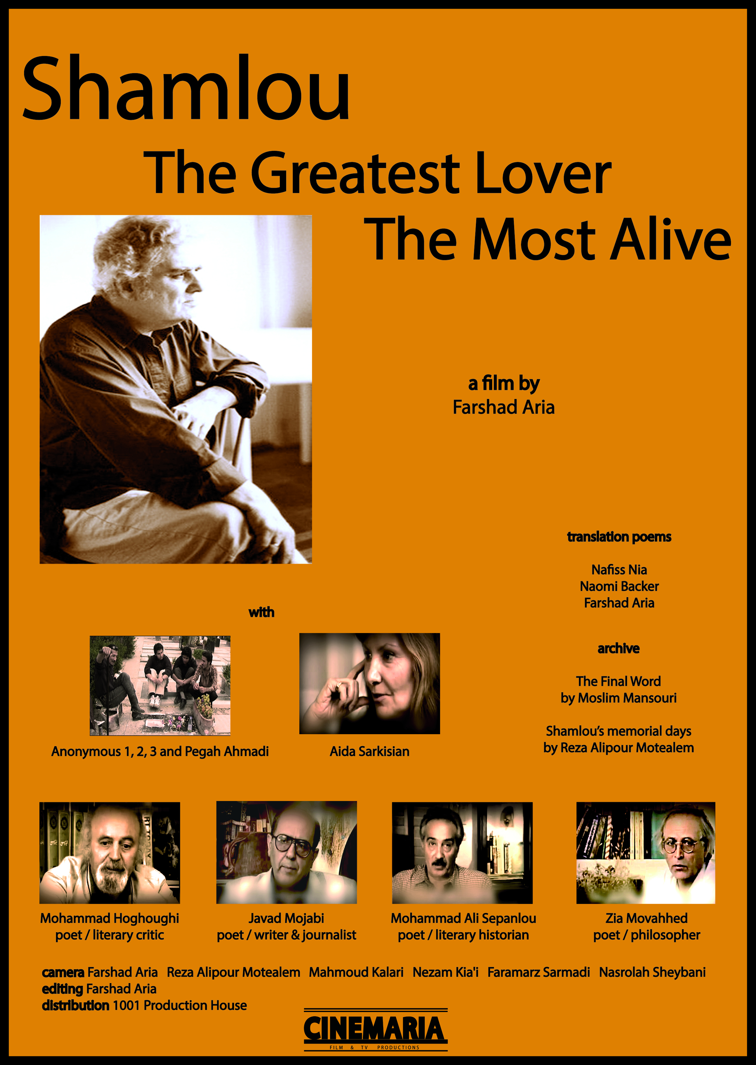 Shamlou -The Greatest Lover, The Most Alive'