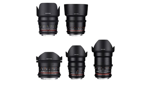 Samyang's lens set