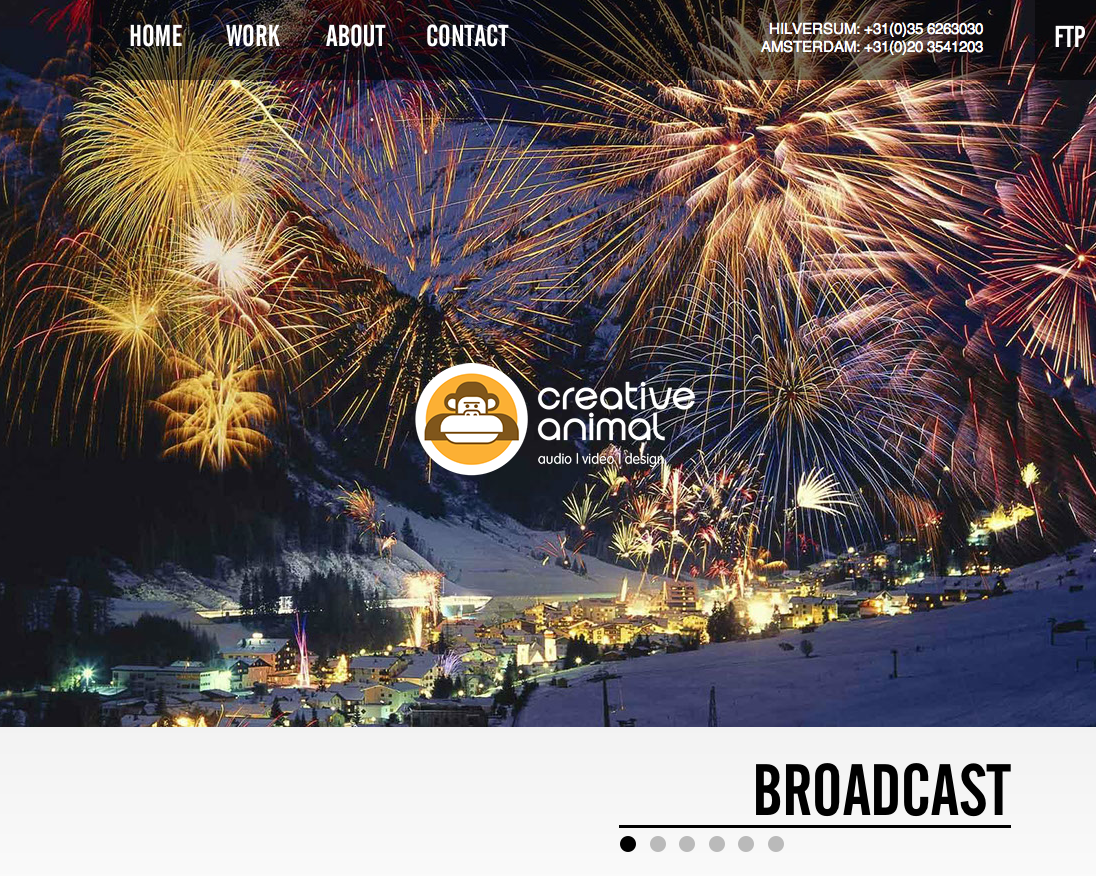 Website van Creative Animal