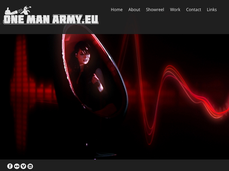 Website van Onemanarmy.eu