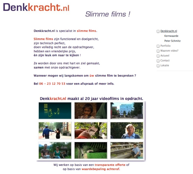 Denkkracht.nl maakt slimme films !