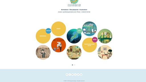 Website van Enjoyanimation