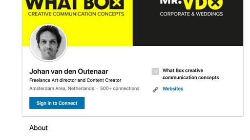 LinkedIn profile