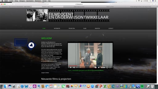 Al mijn activiteiten als filmdocent