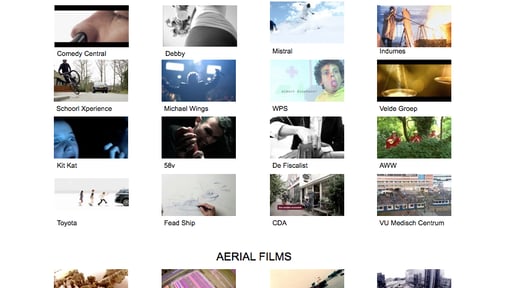 porfiolio van mijn fotografie en films
