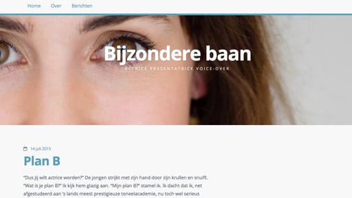 blog over acteren en presenteren