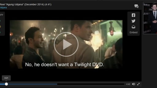 Mijn showreel op IMDB.com