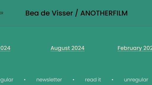 Bea de Visser/ Anotherfilm