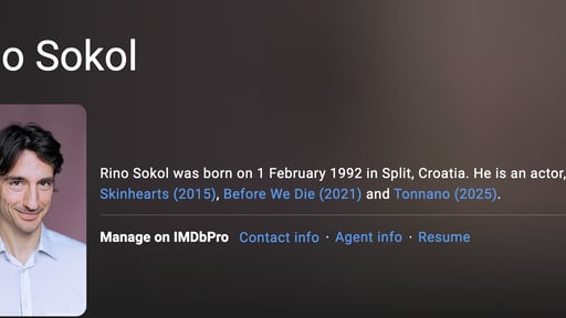 IMDB RINO SOKOL